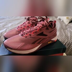 Reebok Women's Burgundy Athletic Shoes